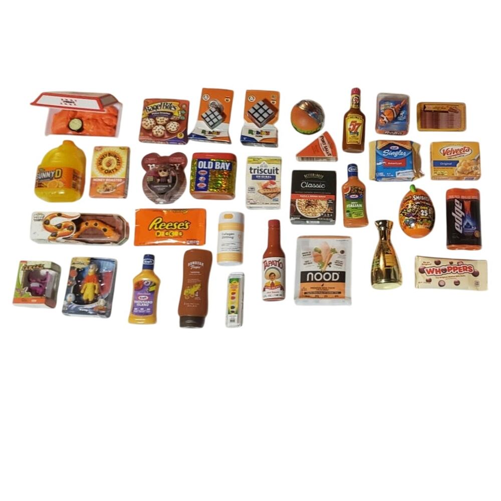 Zuru Mini Brands Lot Of 32 Mixed Series HTF, Metallic, Gold, Exclusives